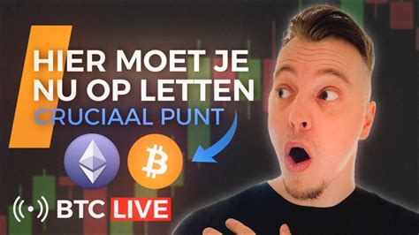 Bitcoin Uitbraak Dit Is Een Cruciaal Punt Live Btc Altcoins Youtube