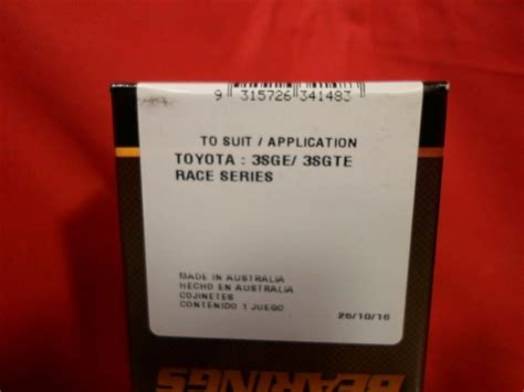 Acl Race Series Rod Bearings For Toyota Sge Sgte B Hx Std Ebay