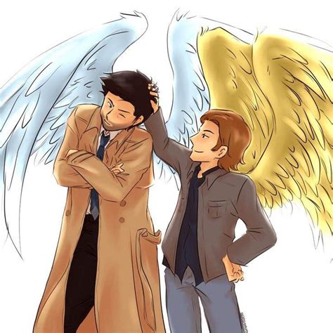 Baby Castiel And Big Brother Gabriel Supernatural Amino