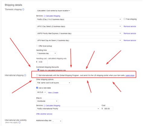 How Can I Enable Global Shipping Program On My Listings R Ebay