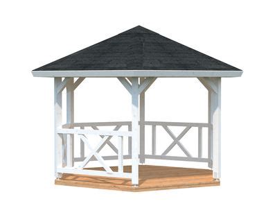 Kiosque Bois Blanc Betty 9 9m2 PALMAKO 1660700 Jardin Terrasse Et