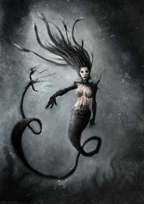 Evil Marmeid Scary Mermaid Dark Mermaid Evil Mermaids