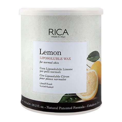 Rica Lemon Normal Skin Lisposoluble Wax Ml Eshaistic Pk