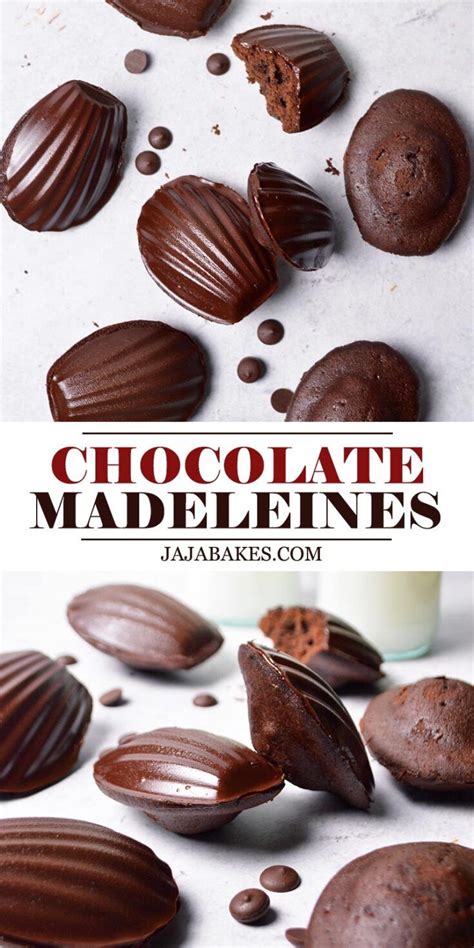 Chocolate Madeleines Jaja Bakes Jajabakes Recipe In