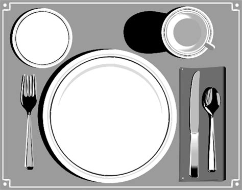 Le Couvert (place setting) Diagram | Quizlet