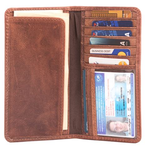 Rawhyd Leather Co Rawhyd Full Grain Leather Long Bifold Wallet For