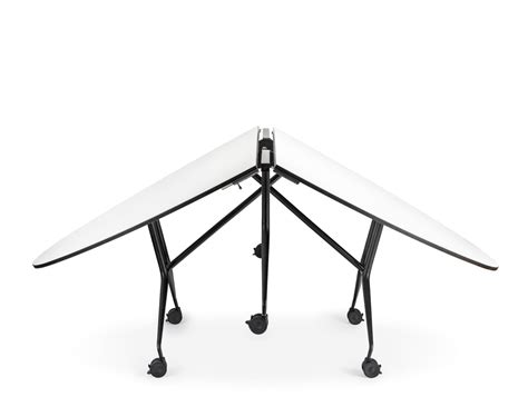 Mara Argo Libro Folding Rectangular Table With Castors