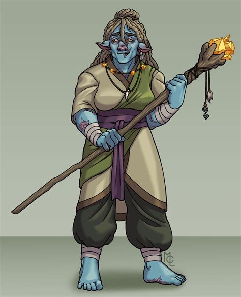 Artstation Djar Druid Firbolg Dnd Character Concept