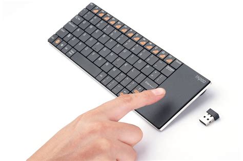 Clavier Rapoo Clavier Multim Dia Sans Fil Avec Touchpad E E