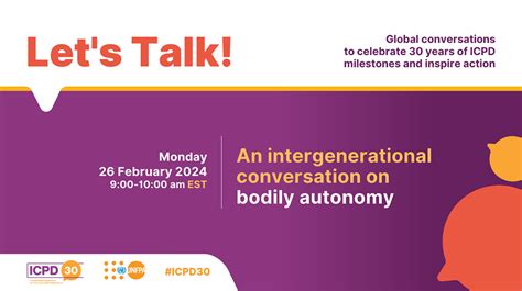 30 Years Of The Icpd An Inter Generational Conversation On Bodily