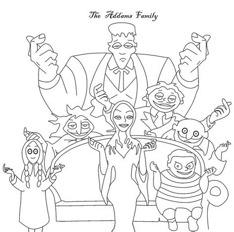 Addams Family 2 Coloring Pages