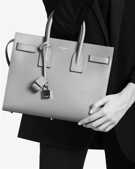 Saint Laurent Classic Sac De Jour Small In Grained Leather Lyst