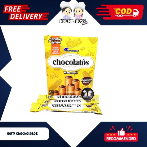 Jual Chocolatos Wafer Roll 1 Pack Isi 24 Pcs Grande BOX BESAR DAN BOX