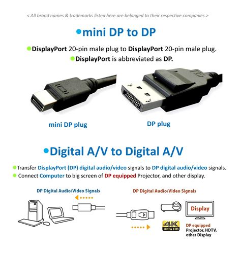 Paugge Dp 1 2 Vesa Sertifikalı 4K 60Hz Mini Displayport Kablo Fiyatları