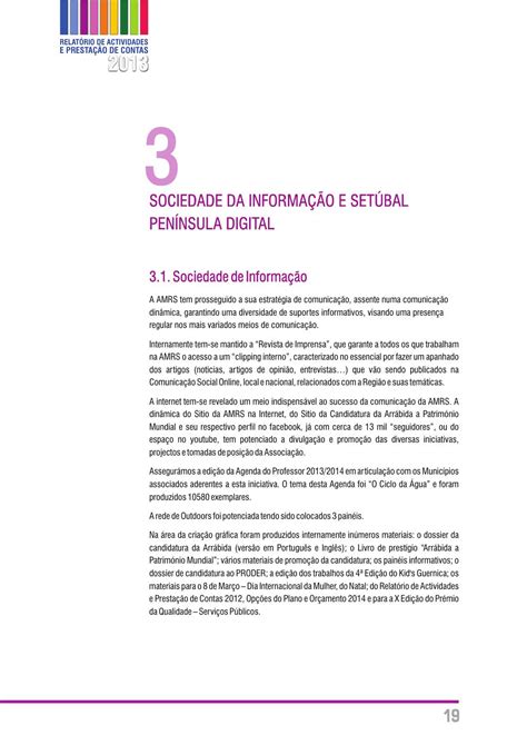 Relatório De Actividades E Prestação De Contas 2013 By Amrs Issuu