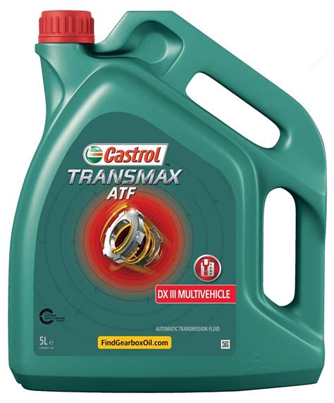 Castrol Transmax ATF Dex III Multivehicle Automatic Transmission Fluid