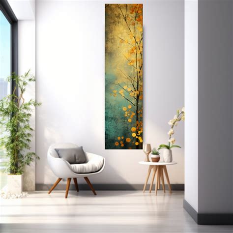 Long Narrow Wall Art Tall And Thin Canvas Wall Art Modern Wall Art