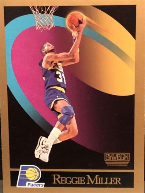 1990 Reggie Miller Basketball Card Indiana Pacers NBA Skybox 117 UCLA