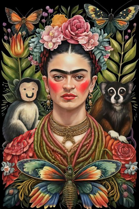 Wall Art Print | Frida Kahlo surrealism | Europosters