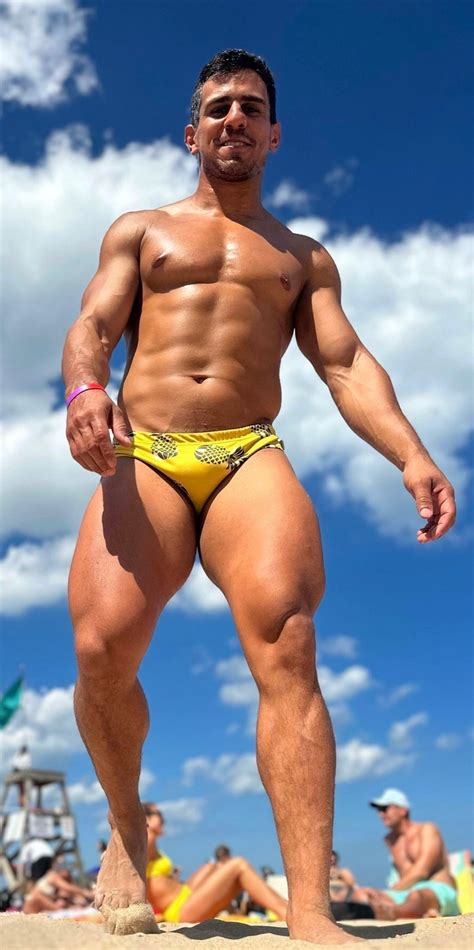 Hot And Muscular Swim Guys Giant Bulge