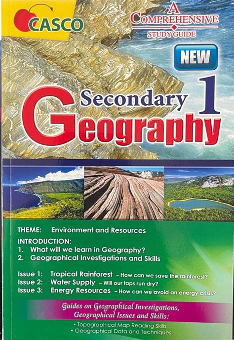 Secondary 1 Geography Study Guide Hobbies And Toys Books And Magazines