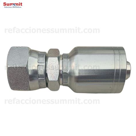 Conector Recto Rosca Jic Flare Hembra Manguera R Y R