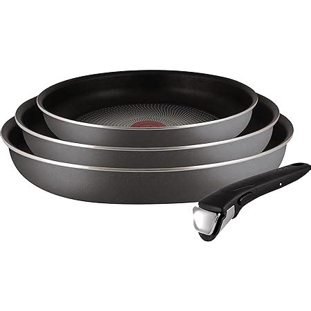 Tefal Ingenio Essential Pfannenset Anthrazitgrau Teilig Aluminium