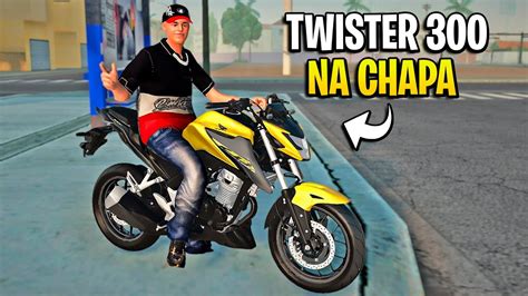 PRIMEIRO GRAU E CORTE NA QUEBRADA DE TWISTER 300F 0KM GTA SA VIDA