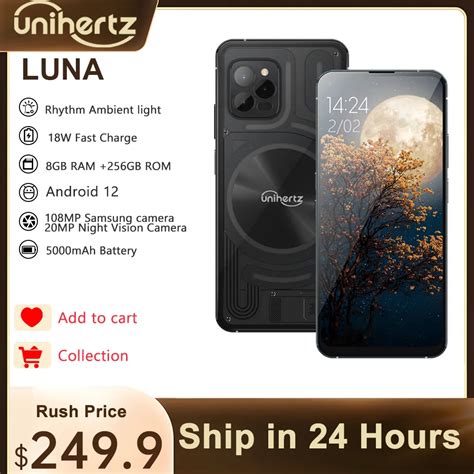 Unihertz Luna Rhythm Ambient Light Ram Rom Mp Png