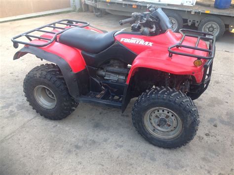 Honda Trx 250 Farm Quad Atv Big Red Fourtrax