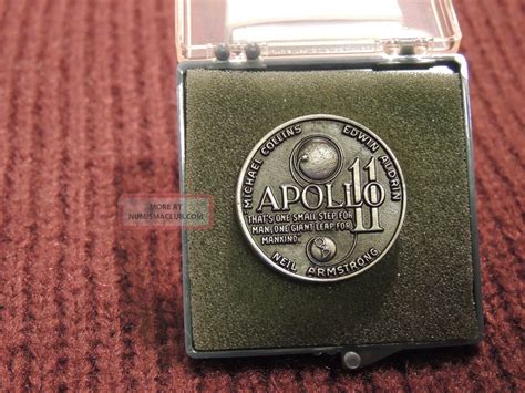 Apollo 11 1969 Nasa Lunar Landing Space Moon Balfour Medal Coin