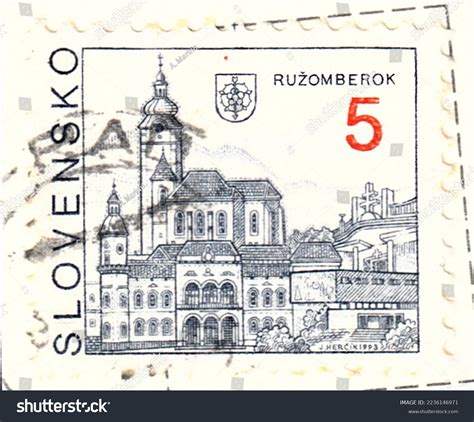 Slovakia Circa Postage Stamp Showing Stock Photo