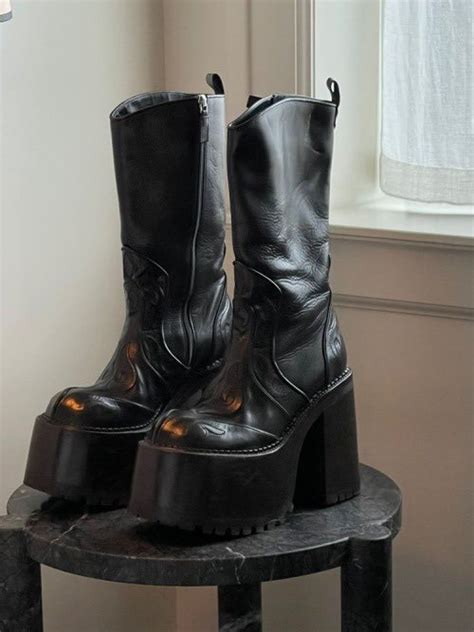 Fay On Twitter RT Northstardoll Marc Jacobs Platform Cowboy Boots