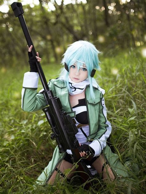 Sinon Ggo Misa Tw Cosplay Cosplay Sao Cosplay Sword Art Online