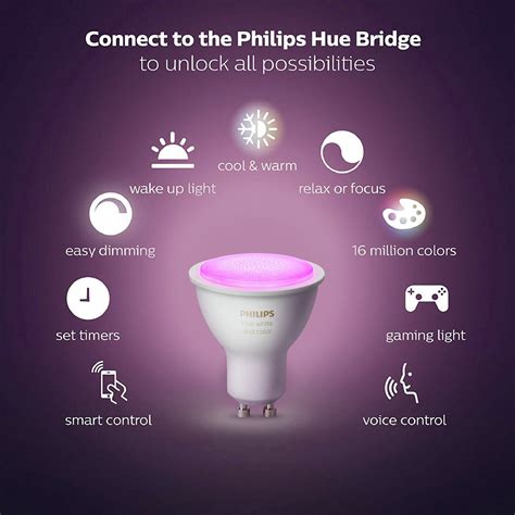 Philips Hue Starter Kit With Colour Ambience Gu10 Bulb Reviews