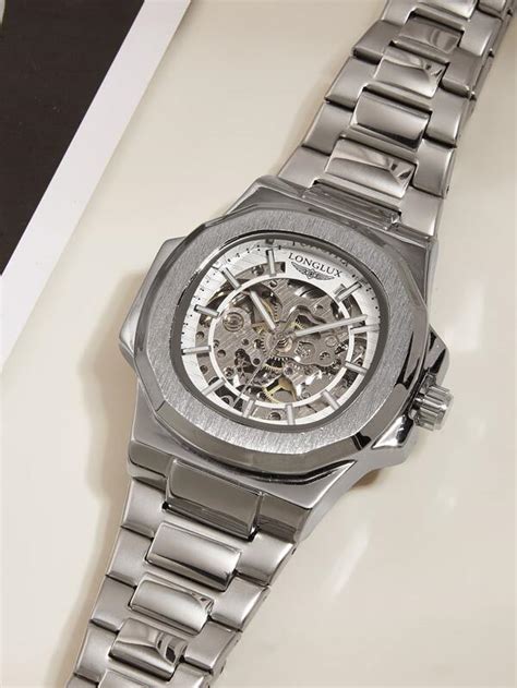 Men Water Resistant Mechanical Watch Shein Usa