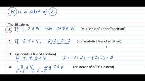 Linear algebra subspace definition - tyredtop