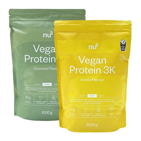 Nu Vegan Protein K Probierpaket Vanille Kokos X G Shop