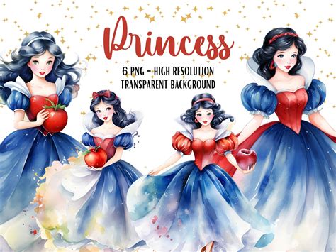 Fairy Tales Princess PNG Cliparts Graphic By Monica Paulon Creative