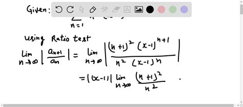 Solved In The Following Exercises Find The Radius Of Convergence And The Interval Of