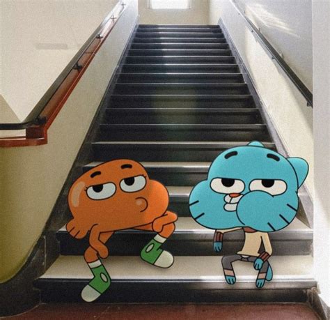 The Amazing World Of Gumballgumball And Darwin Was Sitting