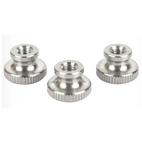 Din466 Uxcell Knurled Thumb Nuts M8 Round Knobs With Collar Knurl Thumb