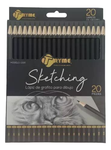 Set De Lapices Para Dibujo Profesionales Tryme Premium