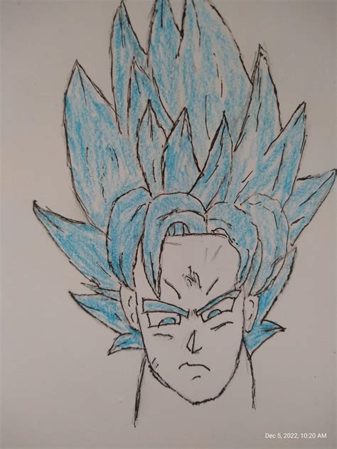 Goku blue by Zaptrap43 on DeviantArt