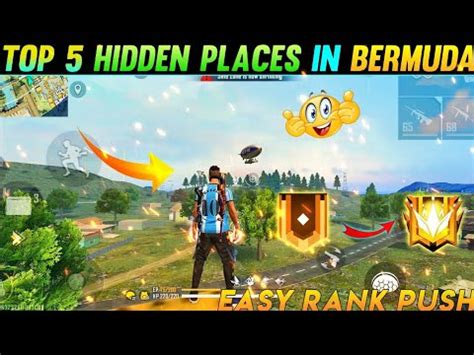 Top Hidden Places In Free Fire In Bermuda New Camping Places For