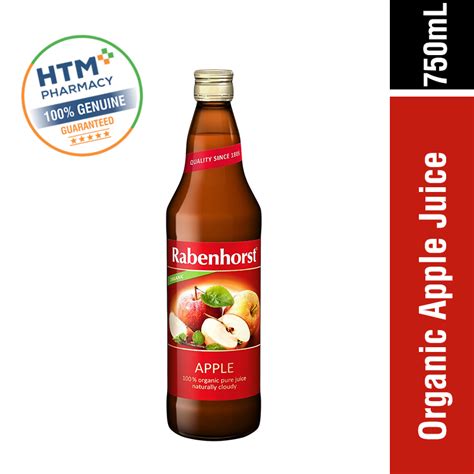 RABENHORST ORGANIC APPLE JUICE 750ML