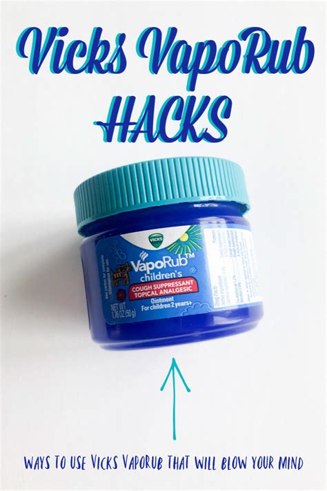 Vicks VapoRub Hacks For Health And Wellness That Will Change Your Life