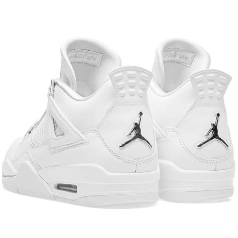 Nike Air Jordan IV Retro White & Metallic Silver | END. (Europe)