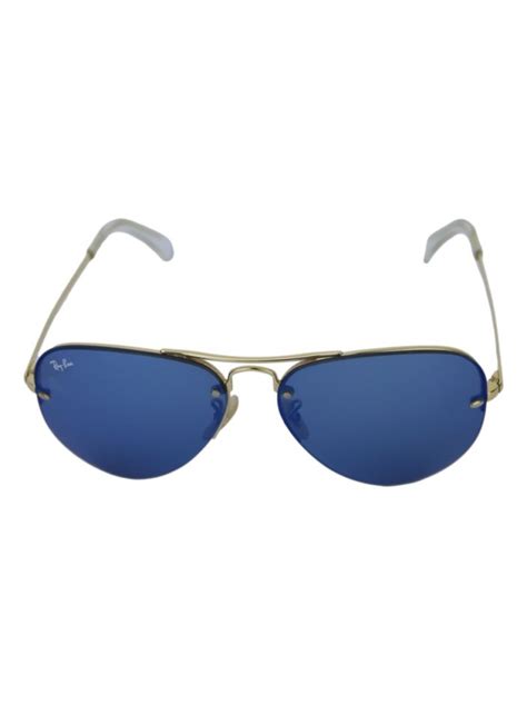 Óculos Ray Ban RB 3449 Espelhado Azul Original CVC7 Etiqueta Única