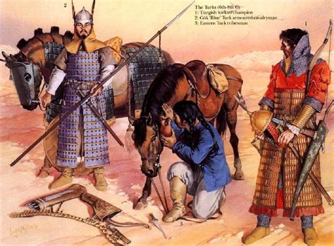 Turkic Khaganate Imperio Sasanida Imperio Bizantino Guerreros